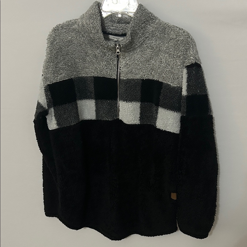 Maurices Soft Gray Fleece Jacket